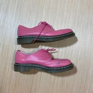 Dr. Martens 1461 Pink Leather 3-Eye Oxford Shoes Women 9 AW004 10084